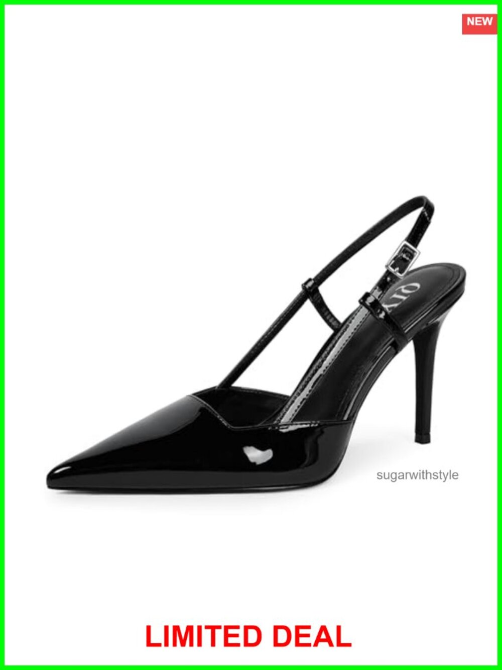 Women's Slingback Stiletto Heels Pointed Toe Dressy Pumps